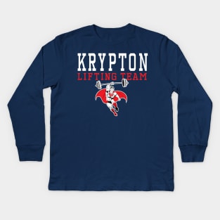 Krypton Lifting Team Kids Long Sleeve T-Shirt